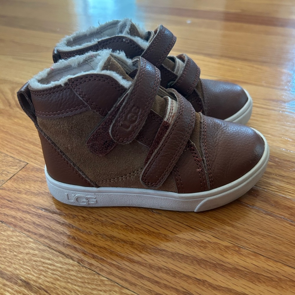 UGG Kids Tan and Brown Boots